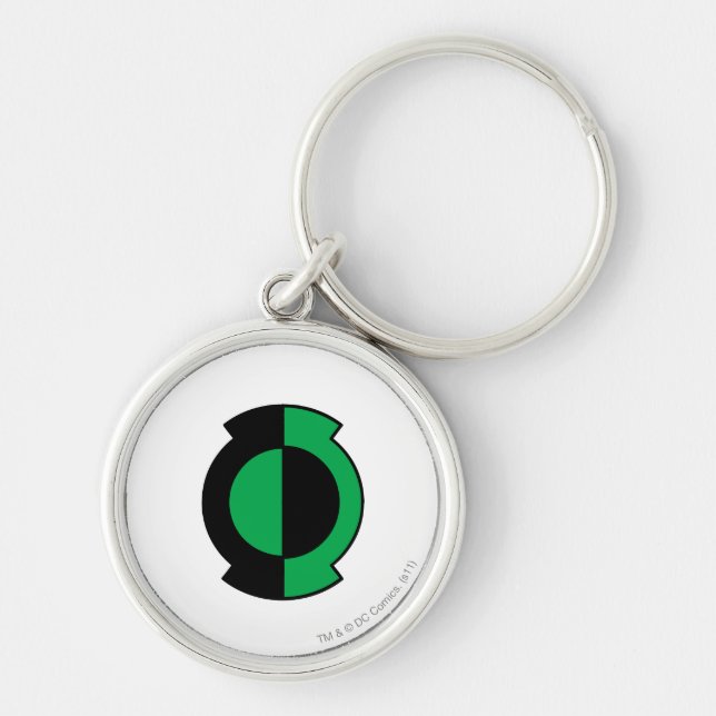 Green Lantern Logo Gedreht Schlüsselanhänger (Vorne)