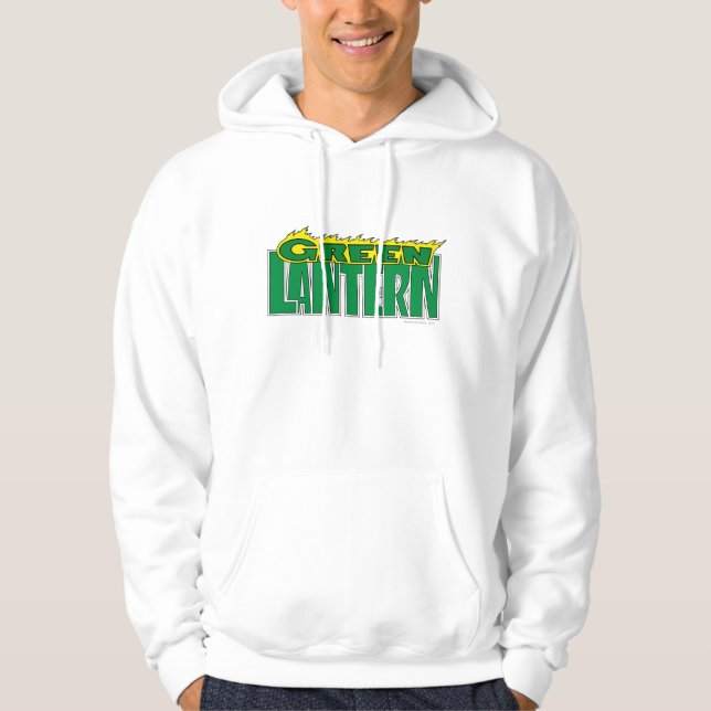 Green Lantern Logo - Gelbe Flammen Hoodie (Vorderseite)