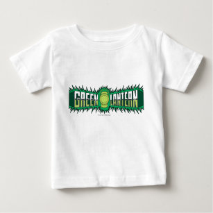Green Lantern Logo - Grüne Flammen Baby T-shirt