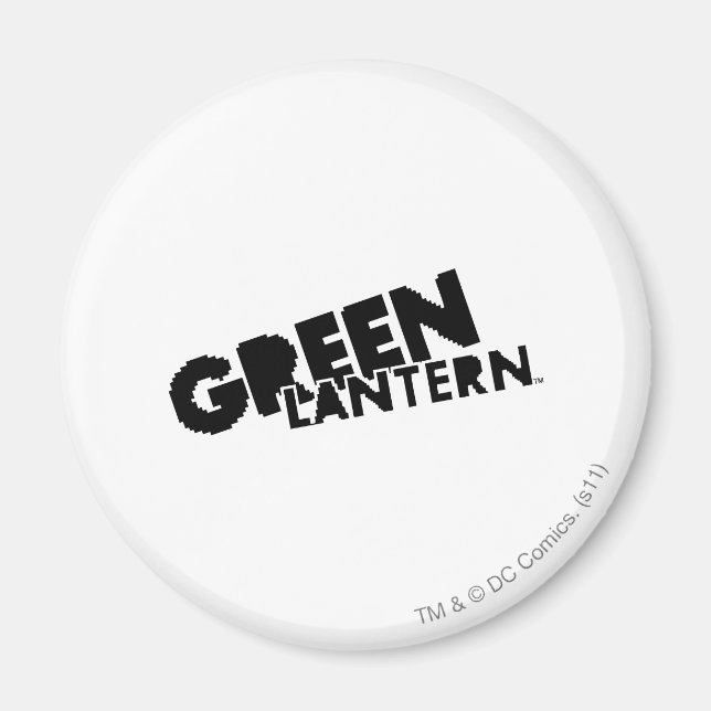 Green Lantern Logo - Pixel Magnet (Vorne)