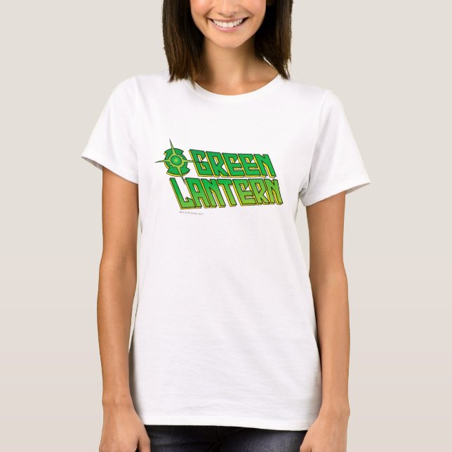 Green Lantern Logo - Slanted T-Shirt (Vorderseite)