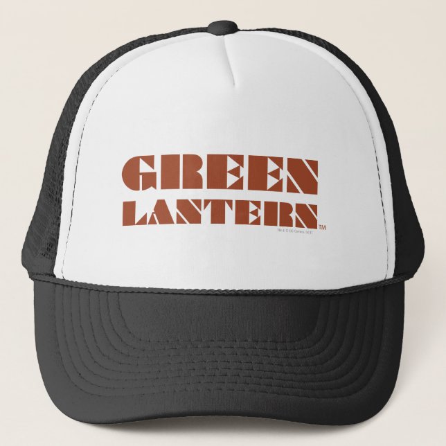 Green Lantern Logo - Tan Truckerkappe (Vorderseite)
