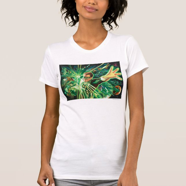 Green Lantern Painting T-Shirt (Vorderseite)
