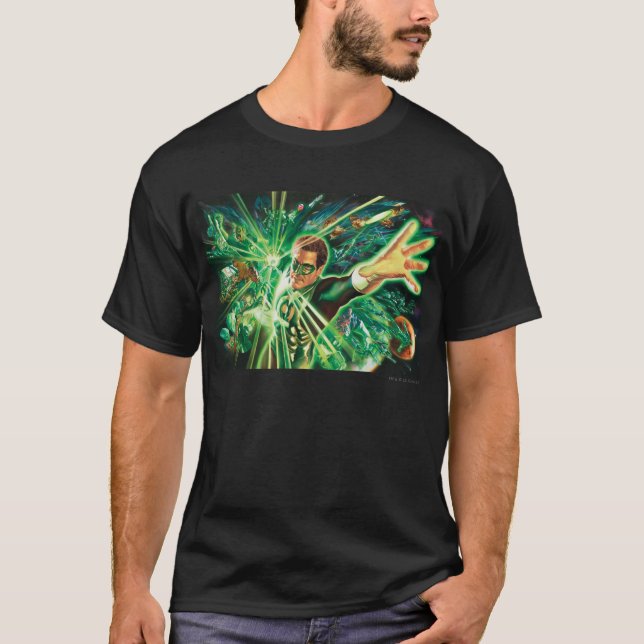 Green Lantern Painting T-Shirt (Vorderseite)