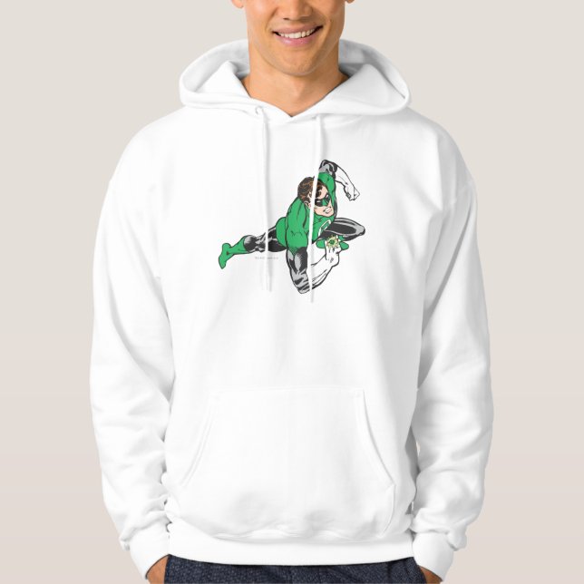Green Lantern Runs Hoodie (Vorderseite)