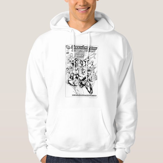 Green Lantern - Secret Files and Origins Cover, Bl Hoodie (Vorderseite)