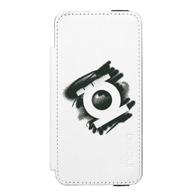 Green Lantern Spray Symbol Incipio iPhone Geldbeutel-Hülle (Folio Vorderseite)