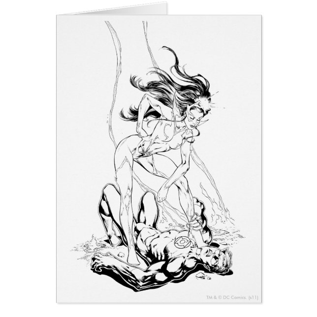 Green Lantern und Star Sapphire (Vorne)