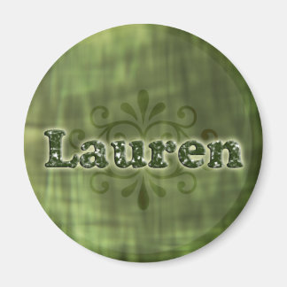 Green Lauren Magnet