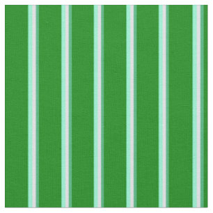 Green, Lavendel, Aquamarine und grüne Linien Stoff