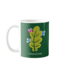 Green Leaf Bugs Kawaii Niedlich Kids Name