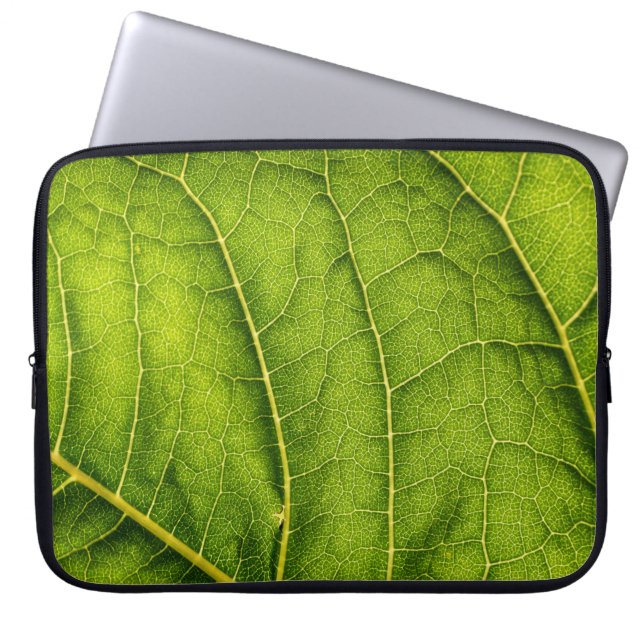 Green leaf laptopschutzhülle (Vorderseite)