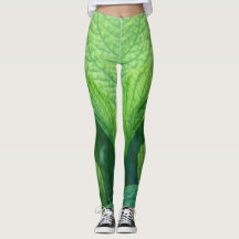 Green Leaf Leggins