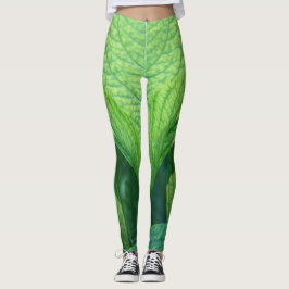 Green Leaf Leggins
