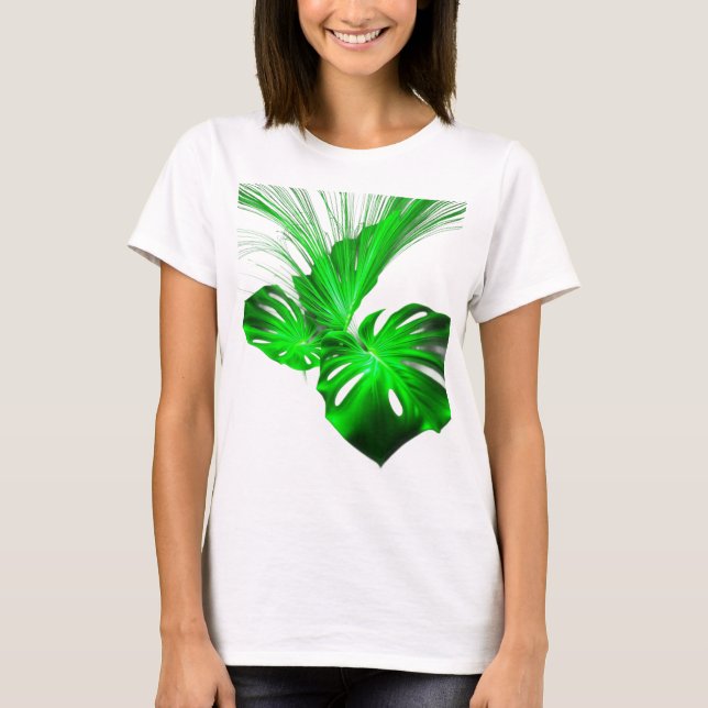 green leaf T-Shirt (Vorderseite)