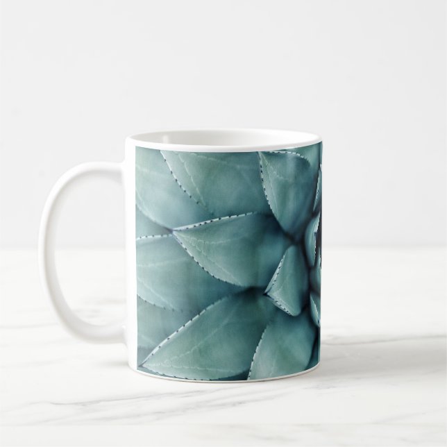 Green leafed plant kaffeetasse (Links)