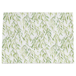 Green Leaves Bridal Shower Große Geschenktüte
