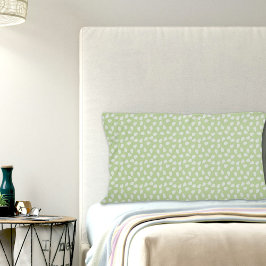 Green Leaves Pattern Pillowcase Kissenbezug