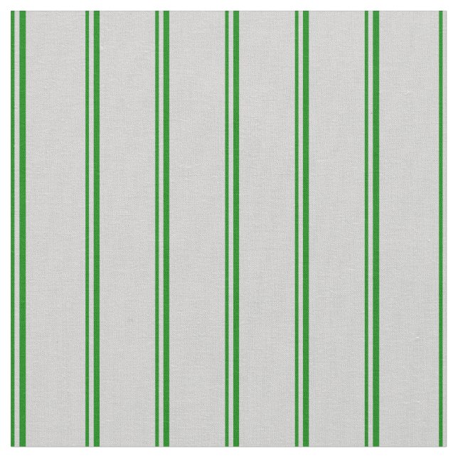 Green & Light Gray Lines Stoff (Nahaufnahme)