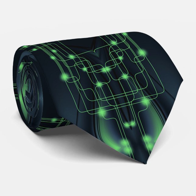 Green Light Technology Tie Krawatte (Gerollt)