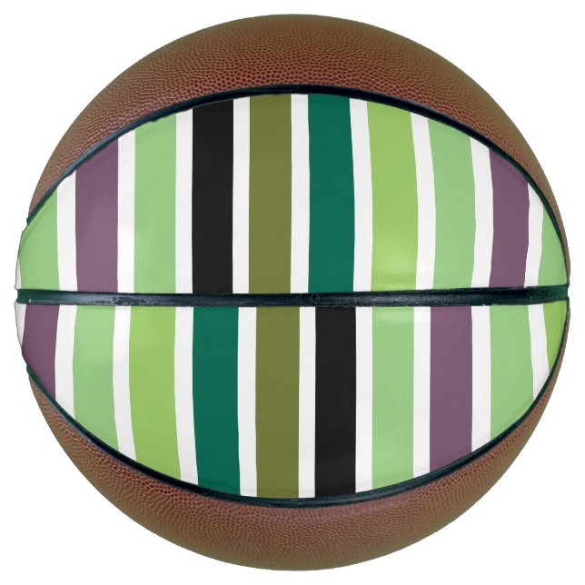 Green Lila Black Hues Basketball (Vorderseite)