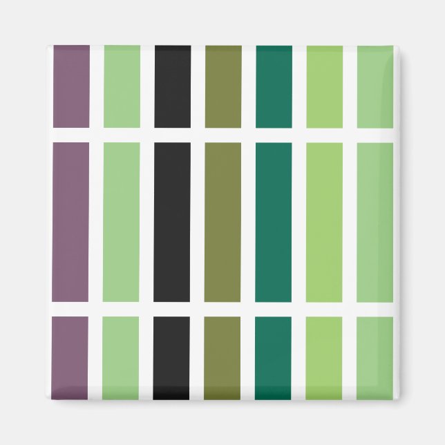 Green Lila Black Hues Magnet (Vorne)