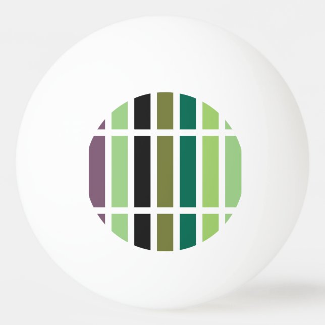 Green Lila Black Hues Tischtennisball (Vorderseite)