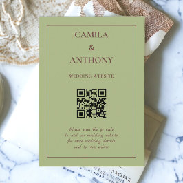 Green Lila Retro Y2K Funky Hippie Blume Muster Begleitkarte