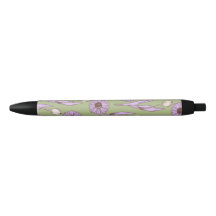 Green Lila Retro Y2K Funky Hippie Blume Muster