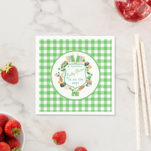 Green Little Lucky Charme Babydusche Serviette