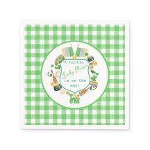 Green Little Lucky Charme Babydusche