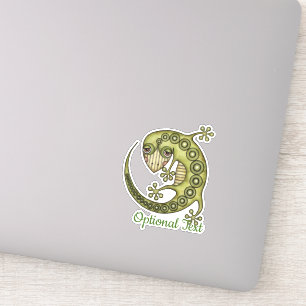 Green Lizard Aufkleber