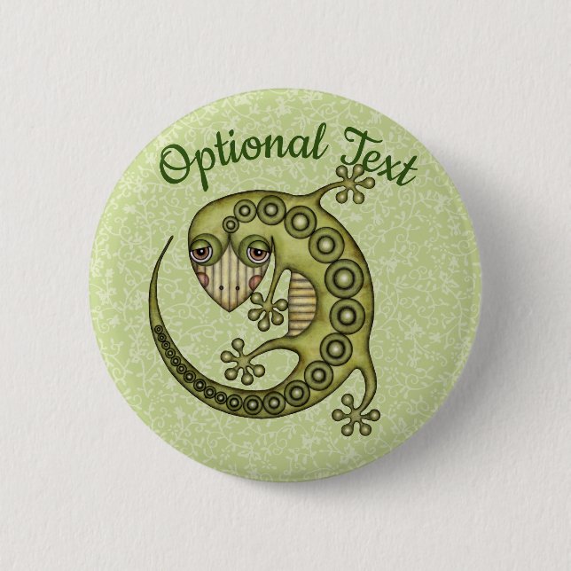 Green Lizard Button (Vorderseite)