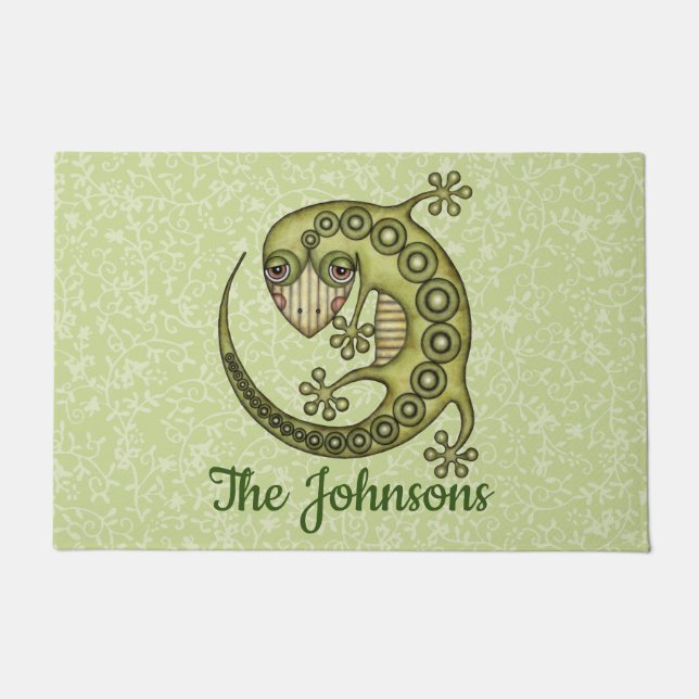 Green Lizard Fußmatte (Vorderseite)