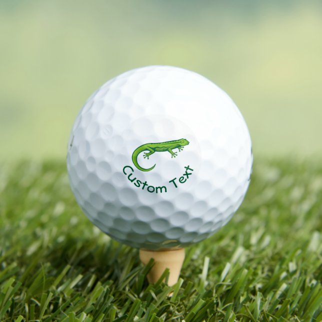 Green Lizard Golf Balls Golfball (Insitu T-Shirt)