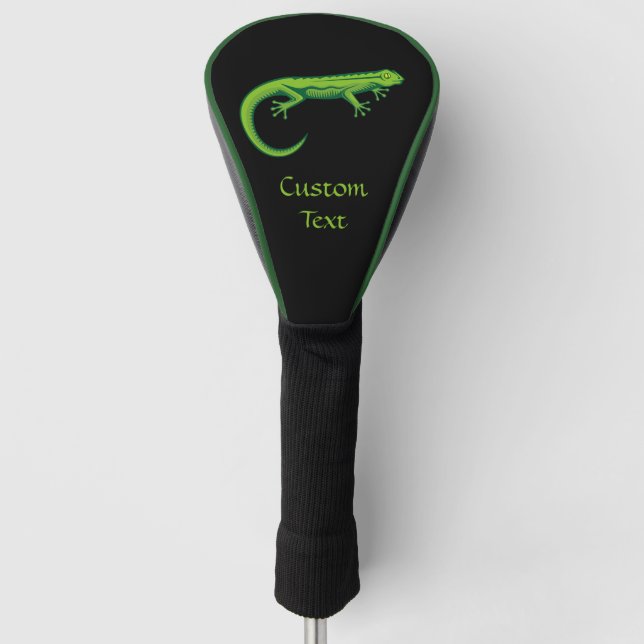 Green Lizard Golf Head Cover Golf Headcover (Vorderseite)