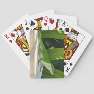 Green Lizard Playing Cards Spielkarten