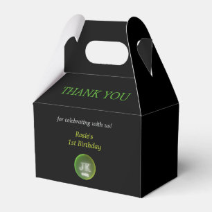 Green Logo Birthday Party Fee Box Geschenkschachtel