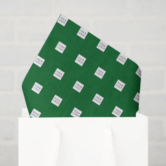 Green Logo Promotional Business Packaging Seidenpapier
