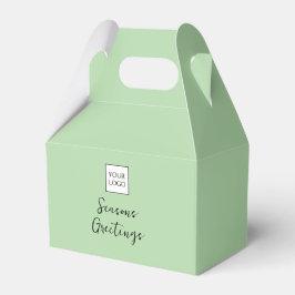 Green Logo Text Promotional Business Packaging Geschenkschachtel