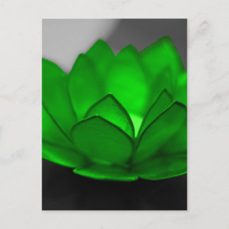 Green Lotus Postkarte