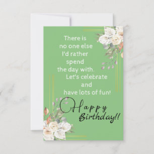 Green-Love-Karte Karte