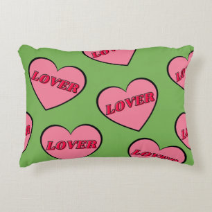Green Lover Herzmuster Dekokissen