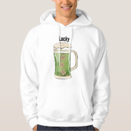 Green lucky beer paty irish hoodie