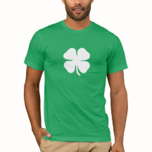 Green Lucky Vierblättriges Kleeblatt Irish