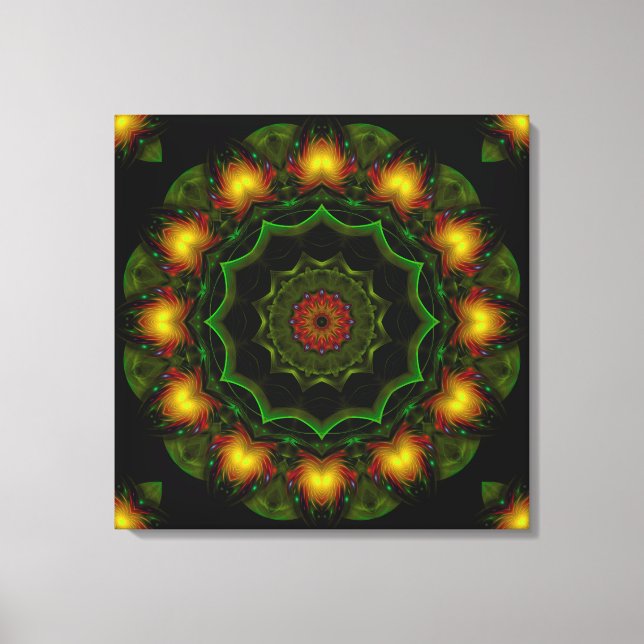 Green Magic Wrapped Canvas Leinwanddruck (Vorderseite)