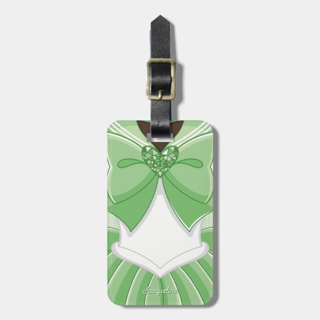 Green Magical Girl III Gepäckanhänger (Vorderseite vertikal)