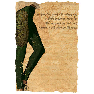 Green Majestät: Green Man Leggings