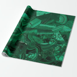 Green Malachite Geschenkpapier