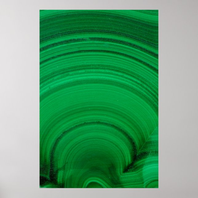 Green Malachite Nah-up Poster (Vorne)